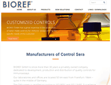 Tablet Screenshot of bioref.com